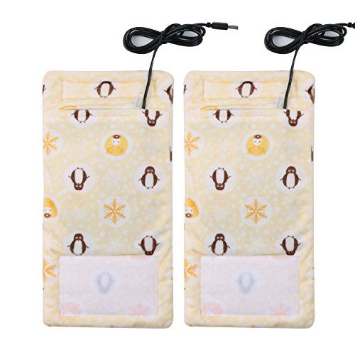  New 2 Pack of USB Charging with Heating Cord and Thermos Bag for different seasons, Keep Baby Milk or Water Warm,Maintain Perfect Temperature for Baby Milk, Used in Home, Outside and i