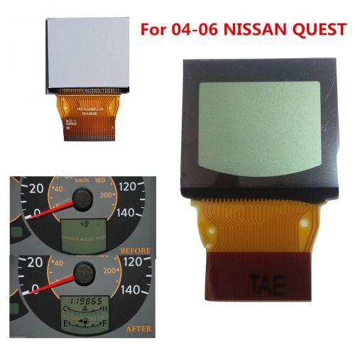  New NEW LCD DISPLAY FOR NISSAN QUEST SPEEDOMETER INSTRUMENT CLUSTER 2004 2005 2006