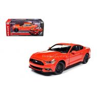 New NEW DIECAST TOYS CAR AUTO WORLD 1:18 MUSCLE CARS USA 2016 FORD MUSTANG GT ORANGE COLOR AW242