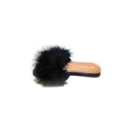 New Fashion Womens Sliders Feather SlippersSandals