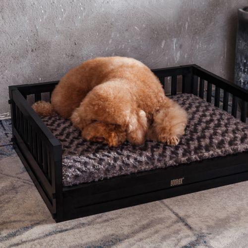  New Age Pet ecoFLEX Dog Bed with Removable Cover - Russet Large