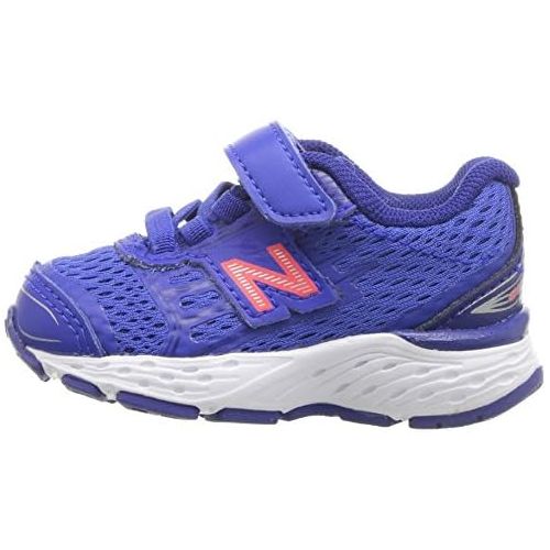 뉴발란스 New Balance Kids 680V5 Hook and Loop Running Shoe