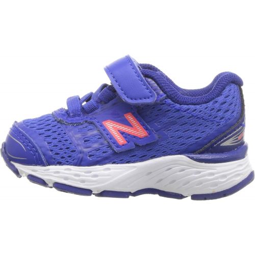 뉴발란스 New Balance Kids 680V5 Hook and Loop Running Shoe