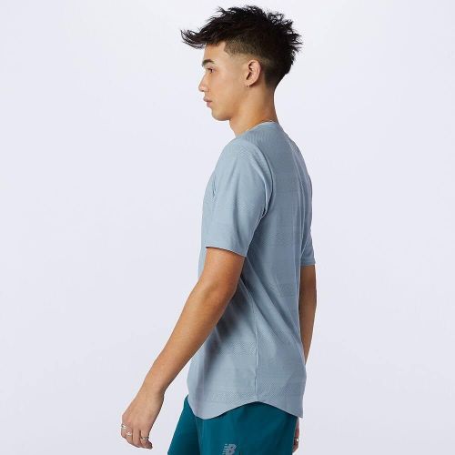 뉴발란스 New Balance Mens Q Speed Jacquard Short Sleeve