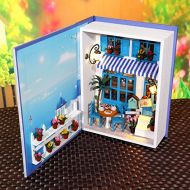 New Brand Name BangBang Hoomeda B003 Summer Holiday DIY Dollhouse Kit Box Theatre Doll House Kids Gift Collection