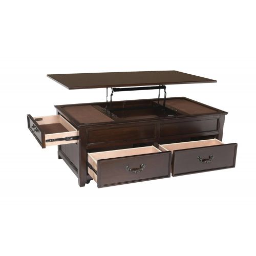  New Classic Timber City Lift Top Cocktail Table, Sable