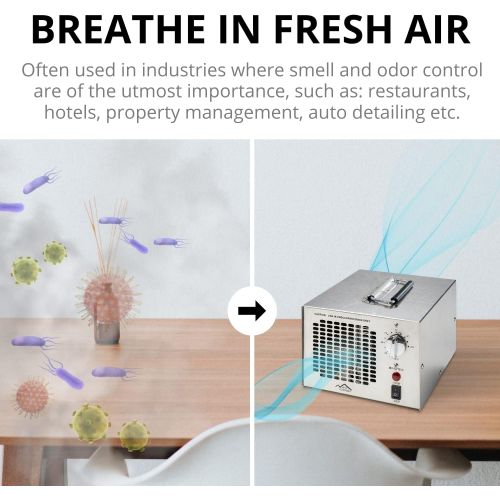 New Comfort Stainless Steel SS-700 Commercial Odor Removing Ozone Generator and Air Purifier Cleaner