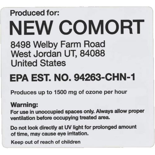  [아마존베스트]New Comfort 6 Stage UV Ozone Generator Air Purifier Cleaner HEPA Covers 3000 Feet Acyrlic