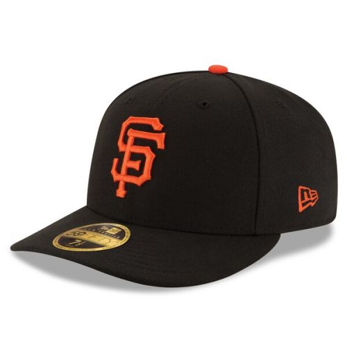  Men's San Francisco Giants New Era Black Authentic Collection On Field Low Profile Game 59FIFTY Fitted Hat