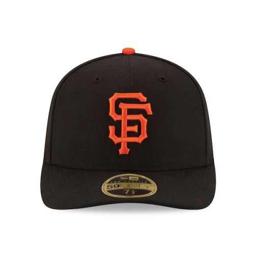  Men's San Francisco Giants New Era Black Authentic Collection On Field Low Profile Game 59FIFTY Fitted Hat