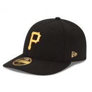 Men's Pittsburgh Pirates New Era Black Authentic Collection On Field Low Profile Game 59FIFTY Fitted Hat