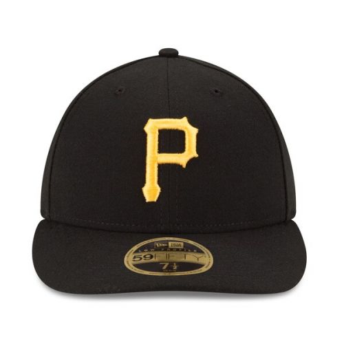  Men's Pittsburgh Pirates New Era Black Authentic Collection On Field Low Profile Game 59FIFTY Fitted Hat
