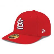 Men's St. Louis Cardinals New Era Red Authentic Collection On Field Low Profile Game 59FIFTY Fitted Hat