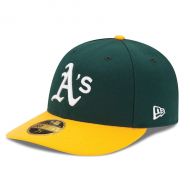 Men's Oakland Athletics New Era GreenYellow Home Authentic Collection On-Field Low Profile 59FIFTY Fitted Hat