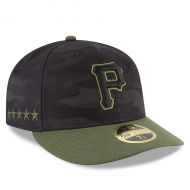 Men's Pittsburgh Pirates New Era Black 2018 Memorial Day On-Field Low Profile 59FIFTY Fitted Hat