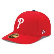 Men's Philadelphia Phillies New Era Red Authentic Collection On Field Low Profile Game 59FIFTY Fitted Hat