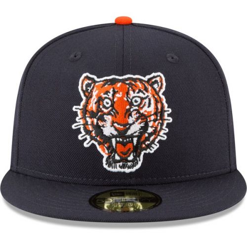  Men's Detroit Tigers New Era Navy Cooperstown Collection Wool 59FIFTY Fitted Hat