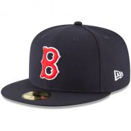 Men's Boston Red Sox New Era Navy Cooperstown Collection Wool 59FIFTY Fitted Hat
