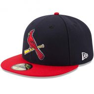 Men's St. Louis Cardinals New Era NavyRed Alternate 2 Authentic Collection On-Field 59FIFTY Fitted Hat