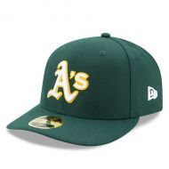 Men's Oakland Athletics New Era Green Road Authentic Collection On-Field Low Profile 59FIFTY Fitted Hat