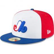 Men's Montreal Expos New Era White Cooperstown Collection Wool 59FIFTY Fitted Hat