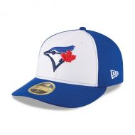 Men's Toronto Blue Jays New Era WhiteRoyal 2017 Authentic Collection On-Field Low Profile 59FIFTY Fitted Hat