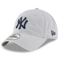 Men's New York Yankees New Era Gray Core Classic Twill 9TWENTY Adjustable Hat