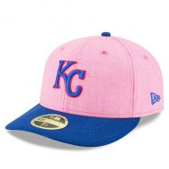 Men's New Era PinkRoyal Kansas City Royals 2018 Mother's Day On-Field Low Profile 59FIFTY Fitted Hat