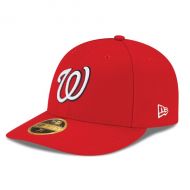 Men's Washington Nationals New Era Red Game Authentic Collection On-Field Low Profile 59FIFTY Fitted Hat
