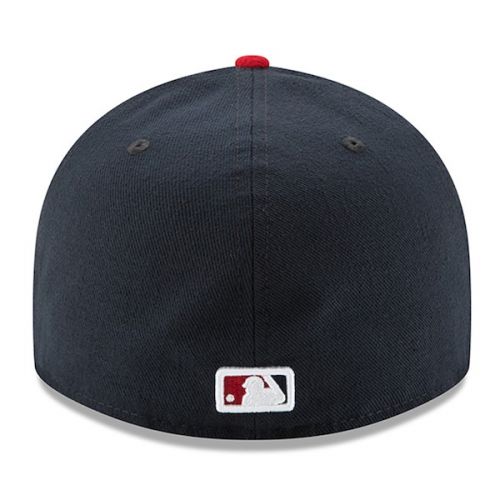  Men's Washington Nationals New Era NavyRed Alternate Authentic Collection On-Field Low Profile 59FIFTY Fitted Hat