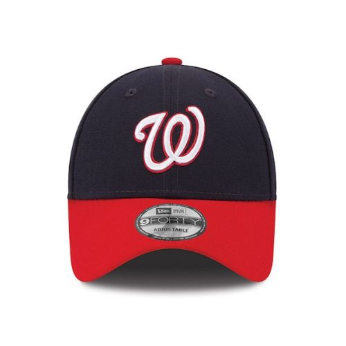  Men's Washington Nationals New Era Navy League 9FORTY Adjustable Hat