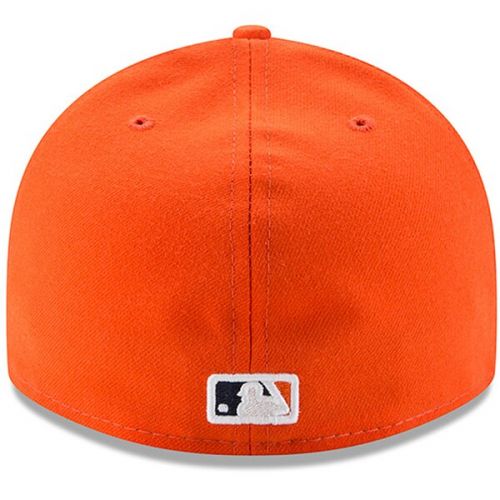  Men's Houston Astros New Era OrangeNavy Alternate 2 Authentic Collection On-Field Low Profile 59FIFTY Fitted Hat