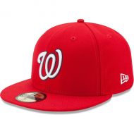 Men's Washington Nationals New Era Red Game Authentic Collection On-Field 59FIFTY Fitted Hat