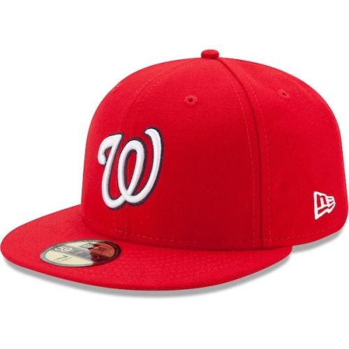  Men's Washington Nationals New Era Red Game Authentic Collection On-Field 59FIFTY Fitted Hat