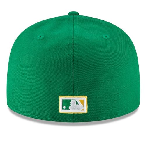  Men's Oakland Athletics New Era Green Cooperstown Collection Wool 59FIFTY Fitted Hat