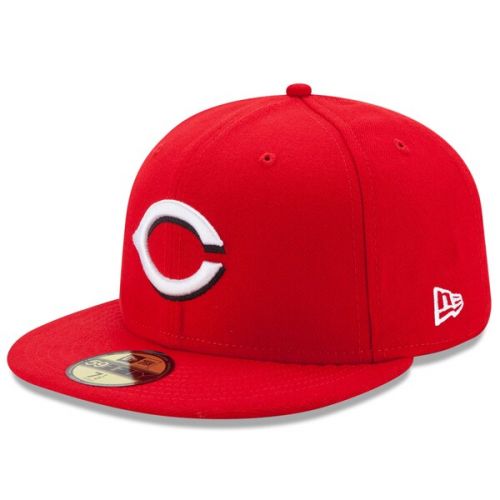  Men's Cincinnati Reds New Era Red Home Authentic Collection On-Field 59FIFTY Fitted Hat