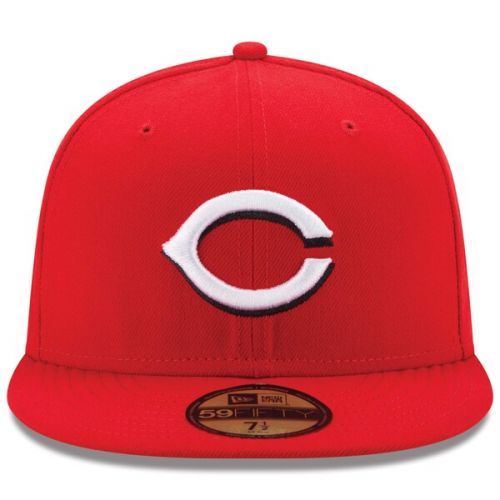  Men's Cincinnati Reds New Era Red Home Authentic Collection On-Field 59FIFTY Fitted Hat