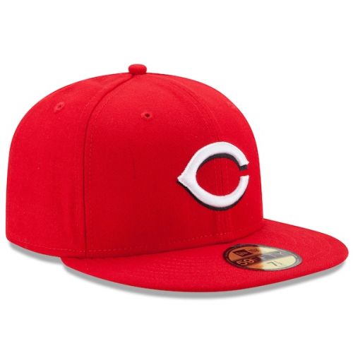 Men's Cincinnati Reds New Era Red Home Authentic Collection On-Field 59FIFTY Fitted Hat
