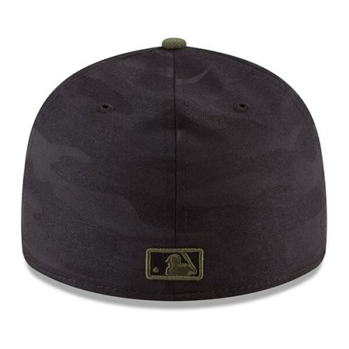  Men's Tampa Bay Rays New Era Black 2018 Memorial Day On-Field Low Profile 59FIFTY Fitted Hat