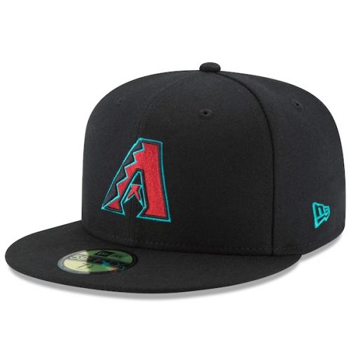  Men's Arizona Diamondbacks New Era Black Alternate Authentic Collection On Field 59FIFTY Performance Fitted Hat
