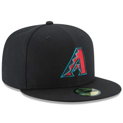  Men's Arizona Diamondbacks New Era Black Alternate Authentic Collection On Field 59FIFTY Performance Fitted Hat