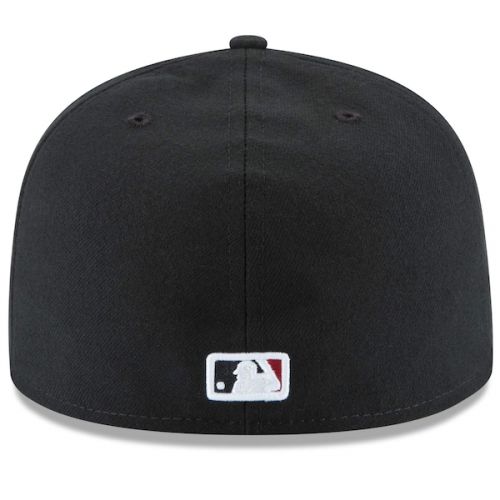  Men's Arizona Diamondbacks New Era Black Alternate Authentic Collection On Field 59FIFTY Performance Fitted Hat