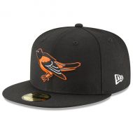 Men's Baltimore Orioles New Era Black Cooperstown Collection Wool 59FIFTY Fitted Hat