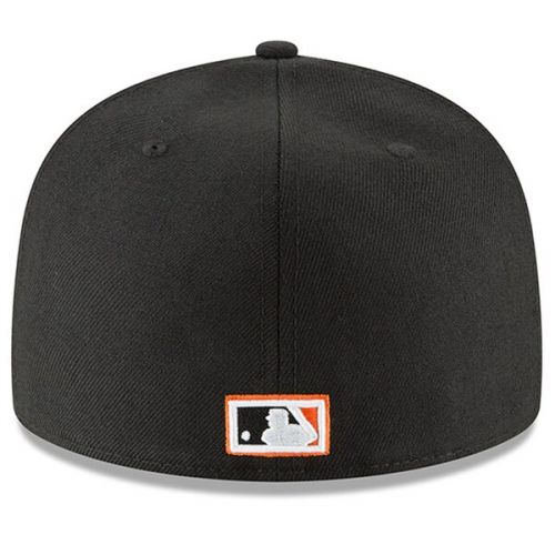  Men's Baltimore Orioles New Era Black Cooperstown Collection Wool 59FIFTY Fitted Hat