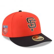 Men's San Francisco Giants New Era Black 2018 Spring Training Collection Prolight Low Profile 59FIFTY Fitted Hat