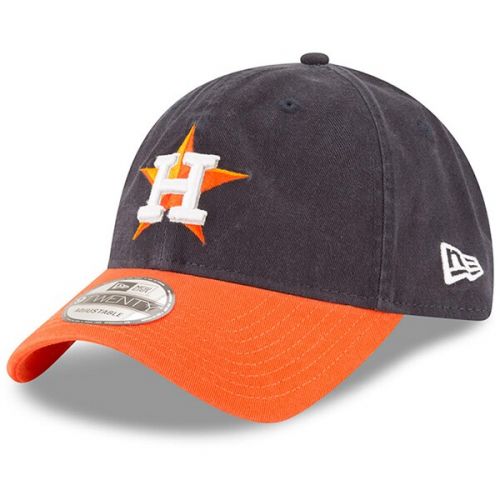  Men's Houston Astros New Era NavyOrange Road Replica Core Classic 9TWENTY Adjustable Hat