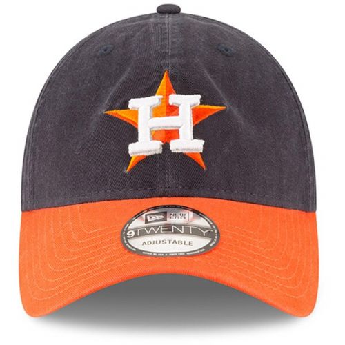  Men's Houston Astros New Era NavyOrange Road Replica Core Classic 9TWENTY Adjustable Hat