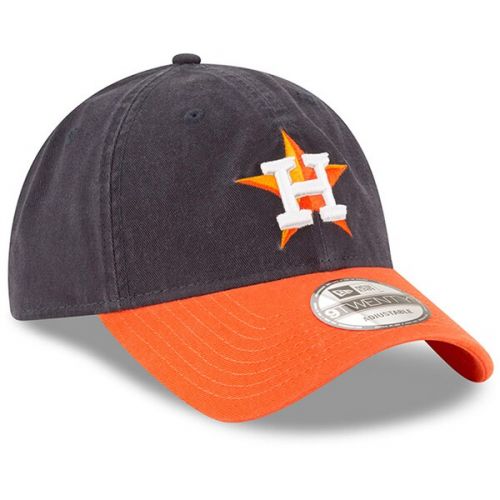  Men's Houston Astros New Era NavyOrange Road Replica Core Classic 9TWENTY Adjustable Hat
