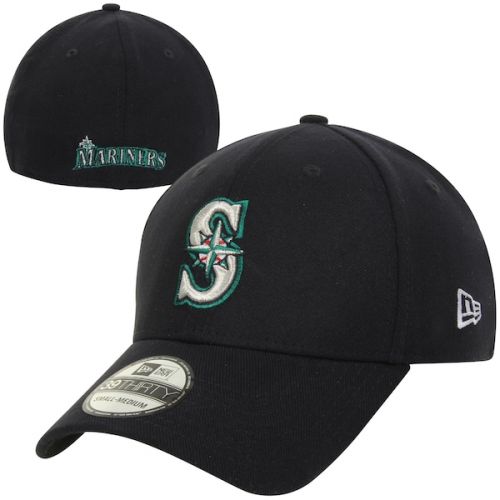  Mens Seattle Mariners New Era Navy MLB Team Classic Game 39THIRTY Flex Hat