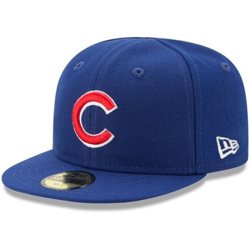  Infant Chicago Cubs New Era Red Authentic Collection On-Field My First 59FIFTY Fitted Hat